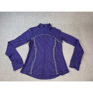 Lululemon Define Jacket‎ Dense Purple Ziggy Wee Caspian Size 10